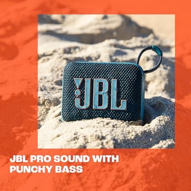 JBL Go 4 - Ultra-Portable, Waterproof and Dustproof Bluetooth Speaker, Big Pro Sound with Punchy bass, 7-Hour Built-in Battery, Made in Part with Recycled Materials (Pink) - Image 5