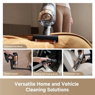 DREAME Z20 Station Cordless Stick Vacuum Cleaner with Dust Removal Hub, Dust Reveal Omni-Brush, 250AW Powerful Suction for Multi-Surface, Up to 90min Running Time, Smart Detection Upright Vacuum - Image 8