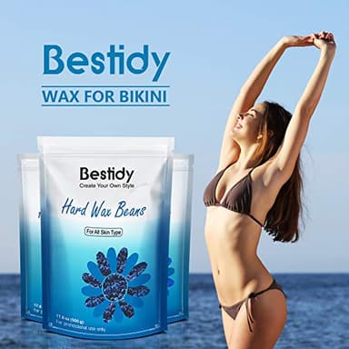 Bestidy Wax Beads, Bagged 500g/1.1lb/17.6oz, Waxing beans for Hair Removal, Women Men, Home Waxing for All Body and Brazilian Bikini Areas (500g) - Image 7