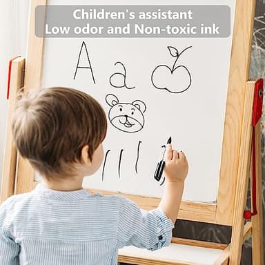 SFAIH Fine Tip Dry Erase Markers - 24 Pack Red Whiteboard Erasable Markers Bulk for Kids Adults, Ideal for Classroom School Office Home Use on White Board, Non-Toxic Easy Clean - Image 6