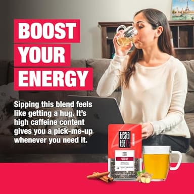 Tiesta Tea - Chai Love, Loose Leaf, Spiced Chai Black Tea, Premium Blend, High Caffeinated Black, Make Hot or Iced Brews Up to 25 Cups, 1.9 Ounce Resealable Pouch - Image 4