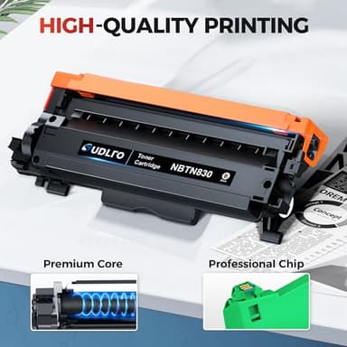 TN830 Toner Cartridge - Replacement Compatible for TN830 TN-830 TN830XL to use with HL-L2460DW DCP-L2640DW HL-L2405W HL-L2400D HL-L2480DW MFC-L2820DW MFC-L2820DWXL Printer (Black, 2-Pack) - Image 5