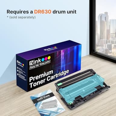 E-Z Ink Compatible TN660 Toner Cartridge Replacement for Brother TN-660 TN660 TN630 High Yield to Use with HL-L2380DW HL-L2320D HL-L2340DW DCP-L2540DW MFC-L2700DW MFC-L2720DW Printer (Black, 2 Pack) - Image 7
