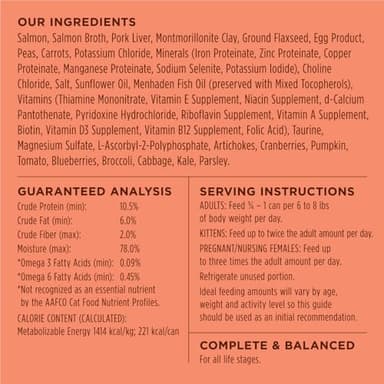 Instinct Original Grain Free Real Salmon Recipe Natural Wet Canned Cat Food by Nature's Variety, 5.5 oz. Cans (Case of 12) - Image 7