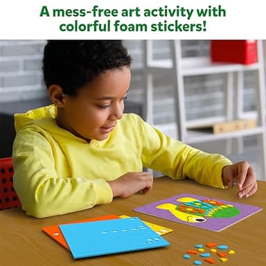 Skillmatics Foam Sticker Art Activity - Animals, Mess-Free Fun for Kids, 800+ 3D Foam Stickers, DIY Felt Craft Kits, Gifts for Boys & Girls Ages 3, 4, 5, 6, 7 - Image 3