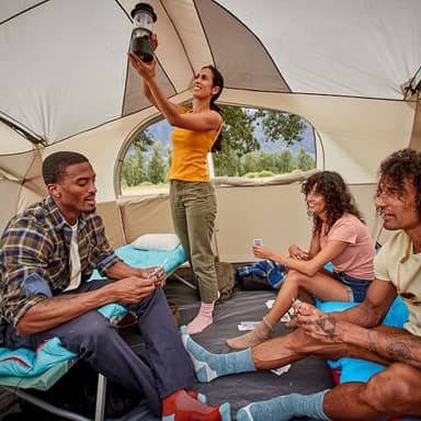 Coleman WeatherMaster 10-Person Tent with Rainfly & Room Divider, Spacious Weatherproof Family Tent with Carry Bag - Image 5