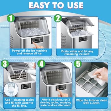 Ice Machine Cleaner, 36 Pack Ice Maker Cleaner Compatible with Frigidaire, Opal, GE Profile, Kitchenaid, Nickel Safe Scale Remover for Countertop, Nugget Ice Makers, 1-Year Supply Descaler - Image 6