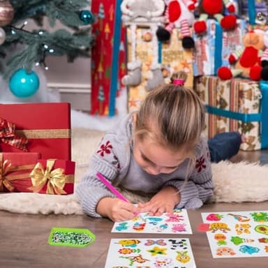 Labeol Diamond Art Kits for Kids Boys and Girls Ages 6-8-10-12 Easy to DIY Creative Diamond Art Sticker Craft by Numbers Kits for Kids and Adult Beginners (Lovely Animal - Image 6