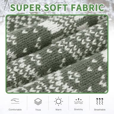 HOMIMP Dog Sweater Argyle - Warm Sweater Winter Clothes Puppy Soft Coat, Ugly Dog Sweater for Small Medium and Large Dogs, Pet Clothing Boy Girl, Grey S - Image 2