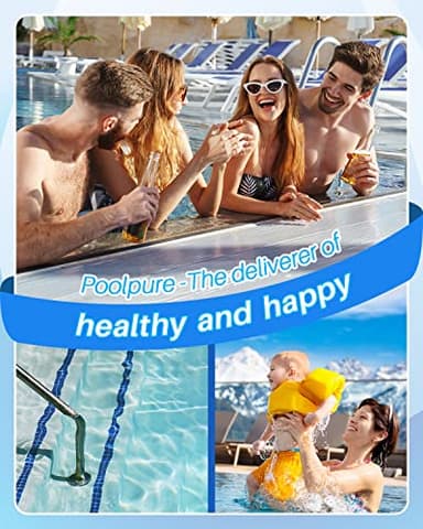 POOLPURE PCC105-PAK4 Replaces Pentair CCP420, 178584, Ultral-A6, Unicel C-7471, 817-0106, R173576, Filbur FC-1977, 570-0425-07, Pentair Clean and Clear Plus 420, L x OD: 26"x7", 4X105 sq.ft. Cartridge - Image 8