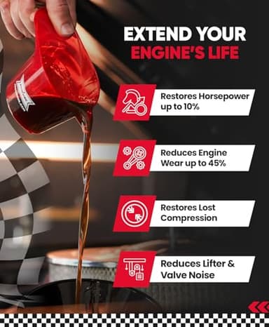 Prolube Oil Treatment - Engine Oil Additive for Gas & Diesel Engines - Reduces Wear, Noise, Vibration - Boosts Fuel Economy & Horsepower - Works on Transmissions & Differentials (16oz) - Image 5