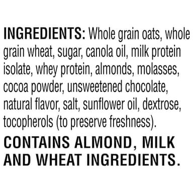 Quaker Protein Granola, Oats Chocolate, & Almonds, 18oz Boxes (2 Pack) - Image 3