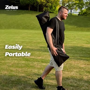 77 Portable Baseball Net with Tee Kit, Softball Net, Carry Bag & Weighted Baseball - Image 7