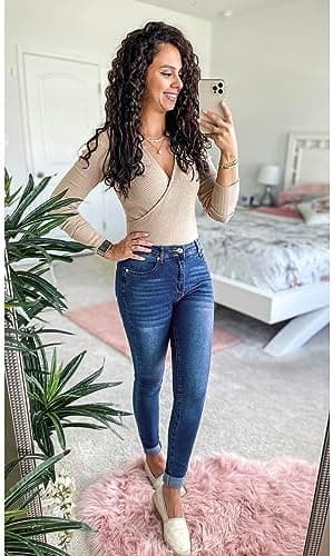 GRAPENT Skinny Jeans for Women High Waist Stretchy Classic High Rise Slimming Jeggings Denim Trousers Pants - Image 6