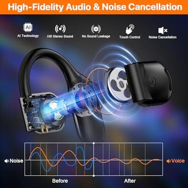 AI Translation Earbuds Real Time for iPhone and Android, 144 Language Translator Earbuds 3-in-1 Translating Headphones Audifonos Traductores Translator Device for Travel Business Learning - Image 5