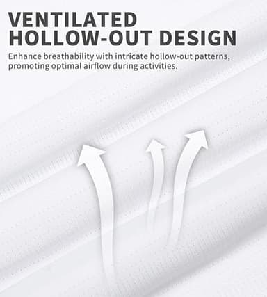 Damipow Mens Golf Shirts Dry Fit Polo Shirts Moisture Wicking Short Sleeve Polo Shirt,White,2XL - Image 3