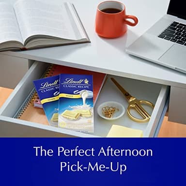 Lindt CLASSIC RECIPE White Chocolate Bar, White Chocolate Candy, 4.4 oz. (12 Pack) - Image 3