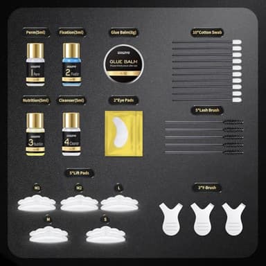 Lash Lift Kit - Brow Lamination Kit, Eyebrow Lamination Kit, Professional Eyelash & Brow 2 IN 1 Perm Kit, Eyebrow lift Kit, Fuller & Thicker Brows Suitable for Salon & Home Use, Lasts For 4-6 Weeks - Image 2