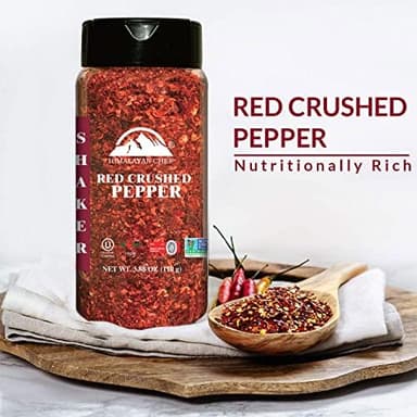 Himalayan Chef Red Crushed Pepper Shaker - Organically Crushed Red Chili Pepper Flakes Great for Pizza, Chowder, Seafood, and Pasta (3.88 Oz) - Image 9