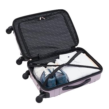 Wrangler 20" Astral Hardside Carry-On Luggage, Lilac - Image 6