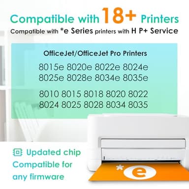 910 910XL Ink Cartridges Combo Pack Replacement for HP 910 Ink Cartridgs for HP Printers Work with HP OfficeJet Pro 8015e 8025e 8022e 8028e 8035e 8020 8035 8028 8010e Printer (4 Pack) - Image 2