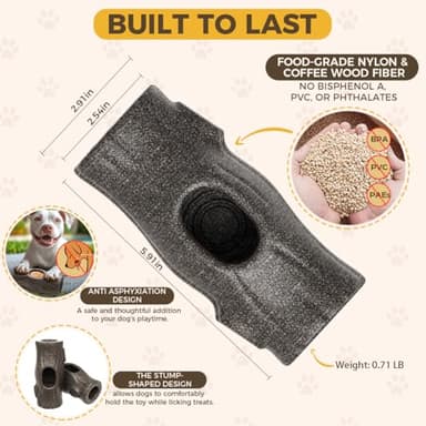 Mankoda Dog Frozen Treat Toys to Keep Them Busy - Interactive Dog Puzzle Toys with Frozen Mold, Indestructible Aggressive Chew Toys for Large Dogs, Food Grade-Easy to Clean-Reduce Anxiety-Safe Chewing - Image 3