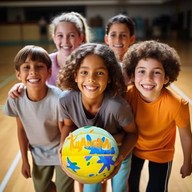 Kuangmi Painting Kids Basketball, Youth Size 5(27.5"), for Junior Children Boys Girls Indoor & Outdoor - Image 6