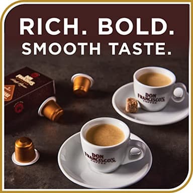 Don Francisco's Organico Espresso Pods: 40 Dark Roast Aluminum Capsules, Intensity 7, Compatible with Nespresso Original Line Machines - Bold Cuban-Style coffee with Caramel Notes - Image 5