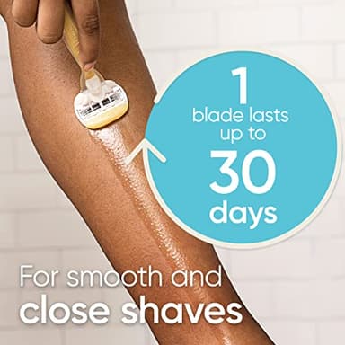 Gillette Venus ComfortGlide Womens Razor Blade Refills, 4 Count, Infused with Olay Coconut Scent - Image 4