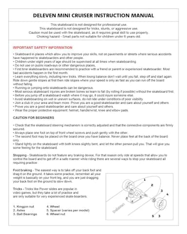 Deleven 22" Skateboard with Bright LED Wheels, Skate Tool, ABEC 7 Bearings - for Kids Beginners Adults - Image 9
