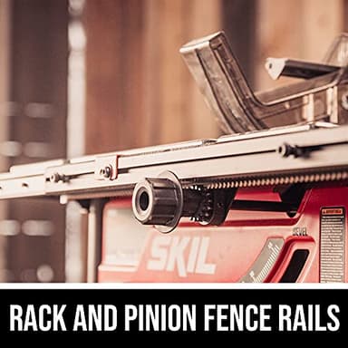 SKIL 15 Amp 10 Inch Portable Jobsite Table Saw with Folding Stand- TS6307-00 - Image 2