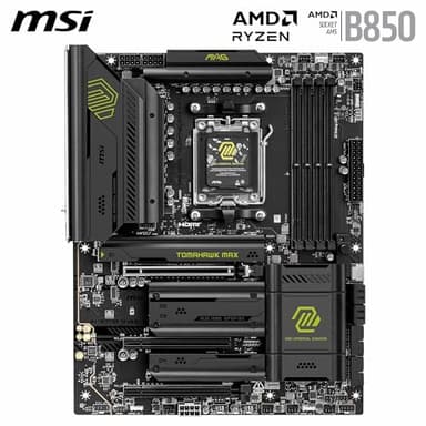 MSI MAG B850 Tomahawk MAX WiFi V1 Motherboard, ATX - Supports AMD Ryzen 9000/8000 / 7000 Processors, AM5-80A SPS VRM, DDR5 Memory Boost 8400+ MT/s (OC), PCIe 5.0 x16, M.2 Gen5, Wi-Fi 7, 5G LAN - Image 2