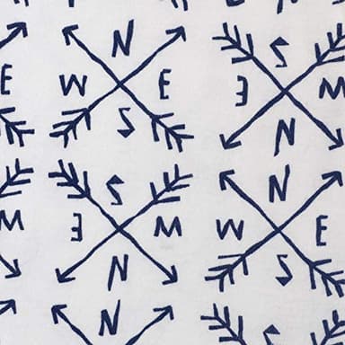 HonestBaby Non-Slip Footed Pajamas One-Piece Sleeper Jumpsuit Zip-Front PJs 100% Organic Cotton for Baby Boys, Compass, 18 Months - Image 5