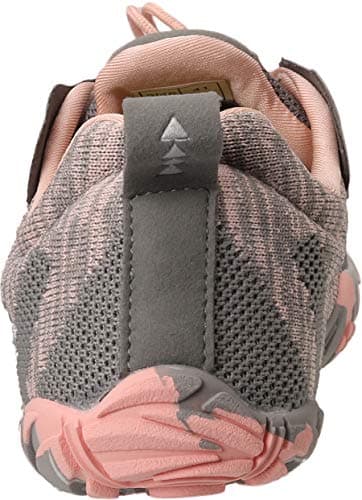 Joomra Minimalist Trail Running Tennis Shoes Walking Size 9-9.5 Women Wide Camping Athletic Hiking Trekking Toes Gym Workout Sneakers Footwear Grey Pink 40 - Image 3
