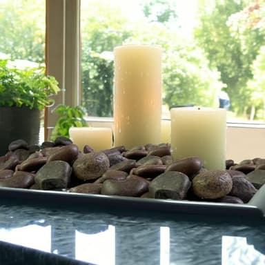 HappyFiller Natural Decorative Red Pebbles Polished Gravel Rocks Stones for Aquarium,Fish Turtle Tank,Outdoor Indoor Plants Top Dressing,Succulents Soil Cover,Garden Landscaping,10 LB - Image 5