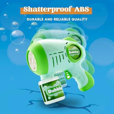 JOYIN 2 Kids Bubble Guns with 4 Bottles Solution, Automatic Bubble Machine Gun with 8 Holes for Kids, Adults, Summer Toys, Easter Basket Stuffers, Birthday Gift, Party Favors - Image 6