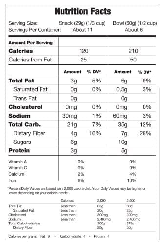 KIND Healthy Grains Clusters, Cinnamon Granola, Healthy Snacks, Gluten Free, 3 Count - Image 2