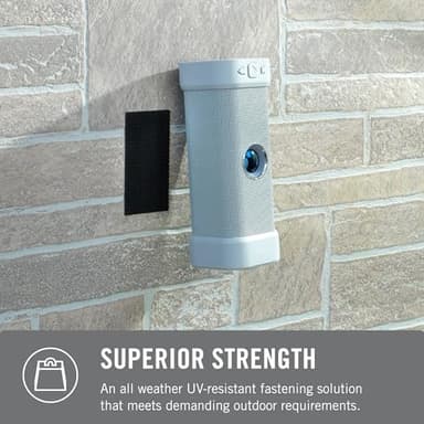 VELCRO Brand Extreme Outdoor Double Sided Mounting Tape | Holds up to 15 Pounds on Brick or Other Rough Surfaces | UV and Weather Resistant | 14Ft Heavy Duty Roll - Image 5