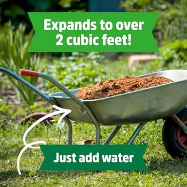 Back to the Roots Organic Coir, 51 Quart Expanding Soil, Great for Seeds and Potting - Image 3