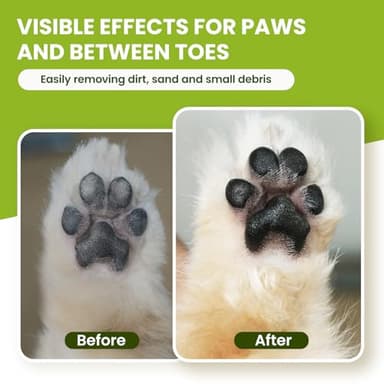 PawSono Paw Cleaner for Dogs & Cats, No-Rinse Foaming Pet Foot Washer with Built-in Scrubber Brush for Dirty, Muddy Paws – Suitable for Small, Medium & Large Dogs, Puppies, Kittens (5 fl oz) - Image 4