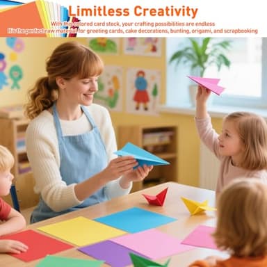 MAXECHO 12" X 12" Colored Cardstock Bulk 150 Sheets 30 Assorted Colors Construction Paper Card Stock Printer Paper for DIY Crafts, Kids School Supplies, Cricut, 180 GSM - Image 5