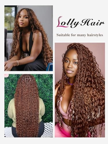 12A #27 Honey Blonde Human Braiding Hair for Boho Braids 1 Bundle 18 Inch 50g Deep Wave Braiding Hair for Bohemian Knotless Braids 100% Unprocessed Virgin Bulk Hair Extensions No Weft - Image 6