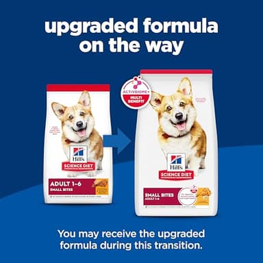 Hill's Science Diet Adult 1-6, Adult 1-6 Premium Nutrition, Small Kibble, Dry Dog Food, Chicken & Barley, 5 lb Bag - Image 2