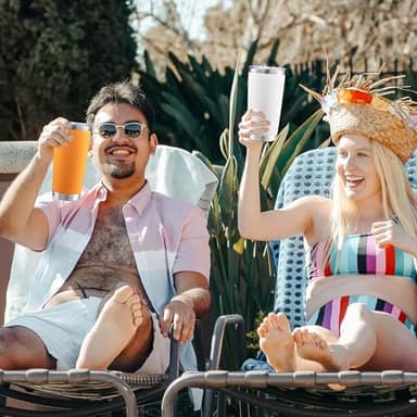 AIANJI 20oz Tumbler Bulk Stainless Steel Tumblers with Lid Vacuum Insulated Double Wall Travel Coffee Mug Powder Coated Tumbler Cup for Hot and Cold Drinks(White, 12 pack) - Image 6