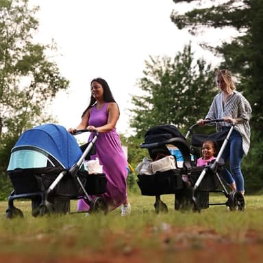 Safety 1st Summit Wagon Stroller for 2 Kids with Removable Tray in High Street - Image 2
