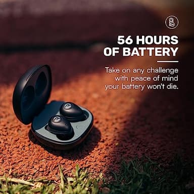 Raycon Fitness Bluetooth True Wireless Earbuds with Built in Mic 56 Hours of Battery, IPX7 Waterproof, Active Noise Cancellation, Awareness Mode, and Bluetooth 5.3 (Black) - Image 3