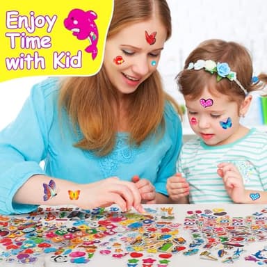 Habett 3D Stickers for Kids & Toddlers, 500+ 3D Puffy Stickers Including Animals, Letters, Numbers, Dinosaurs, Cars and More for Boys, Girls, Teachers, Reward, Craft Scrapbooking - Image 4