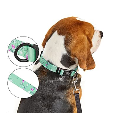 Dog Collar Adjustable Summer Flower Dog Collars with Safety Buckle Soft Comfortable Pet Collar for Small Medium Large Dogs - Image 6