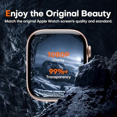 LϟK 8 Pack for Apple Watch Series 11/10 Screen Protector 42mm- Self-Healing TPU Screen Protector, Anti Scratch 0 Bubble, HD Touch Sensitive, Upgrade Flexible Film for iWatch S11/10 42mm - Image 4