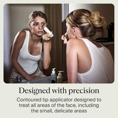 Therabody TheraFace Depuffing Wand – Cold and Heat Skincare Treatment to Depuff and Glow; Beauty Wand, Face Roller and Eye Massager for Eye Puffiness, Dark Circles and Skin Radiance (White) - Image 8